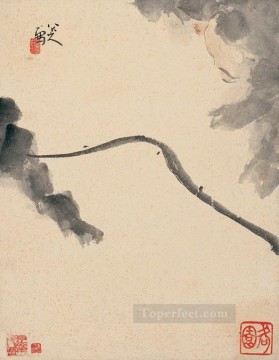Bada Shanren Zhu Da Painting - lotus old China ink